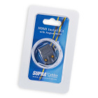 Supra HDMI Install Kit MET-B / BRAID, abgewinkelte Abdeckung und Kabelstrumpf