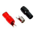 Auto-Connect rote und schwarze Gabelkabelschuh, 21 mm²