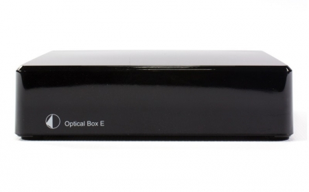 Pro-Ject Optical Box E Phono, RIAA-Verstärker mit optischem Ausgang, schwarz in der Gruppe Heim-Audio / Verstärker / RIAA-Vorverstärker bei BRL (10203010006)