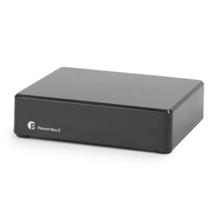 Pro-Ject Record Box E, Phono-Vorstufe mit USB, schwarz in der Gruppe Heim-Audio / Verstärker / RIAA-Vorverstärker bei BRL (10203010012B)
