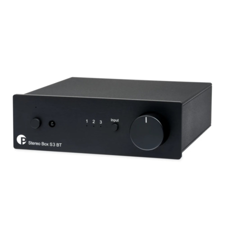 Pro-Ject Stereo Box S3 BT, Stereo-Vollverstärker, schwarz in der Gruppe Heim-Audio / Verstärker / Stereo-Verstärker bei BRL (10203010246)