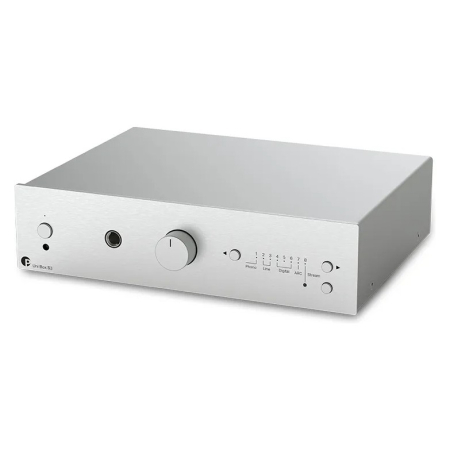 Pro-Ject Uni Box S3 Streaming-Verstärker, Silber in der Gruppe Heim-Audio / Verstärker / Stereo-Verstärker bei BRL (102060955)