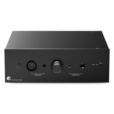Pro-Ject Head Box DS3 B, symmetrischer Kopfhörerverstärker, schwarz in der Gruppe Heim-Audio / Kopfhörer / Kopfhörerverstärker bei BRL (102HEADBOXDS3B)