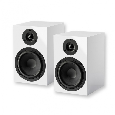 Pro-Ject Speaker Box 5 E, Regallautsprecher, Paar, weiß in der Gruppe Heim-Audio / Lautsprecher / Regallautsprecher bei BRL (102SB5EW)