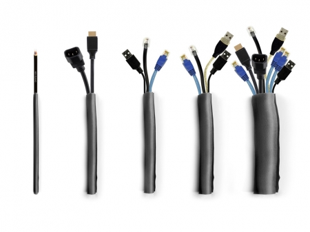 Selbstschließender Kabelschlauch Schwarz in der Gruppe Car-HiFi / Zubehör / Montagezubehör bei BRL (116CABLESOCK)