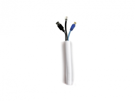 Selbstschließender Kabelschlauch Weiß in der Gruppe Car-HiFi / Zubehör / Montagezubehör bei BRL (116CABLESOCKWH)