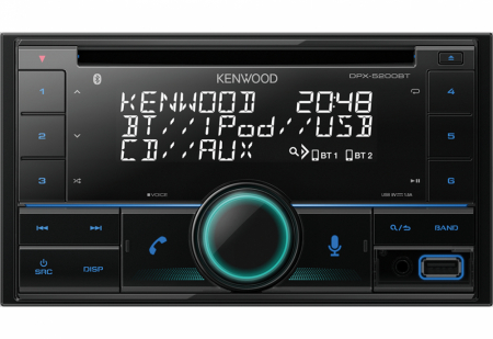 Kenwood DPX-5200BT, Autoradio mit Bluetooth, AUX und CD-Player in der Gruppe Car-HiFi / Autoradio / Doppel-DIN bei BRL (121DPX5200BT)