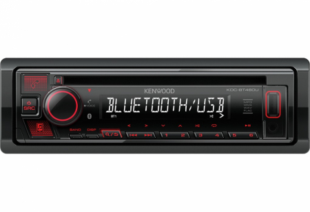 Kenwood KDC-BT460U, Autoradio mit Bluetooth und CD-Player in der Gruppe Car-HiFi / Autoradio / Single-DIN bei BRL (121KDCBT460U)