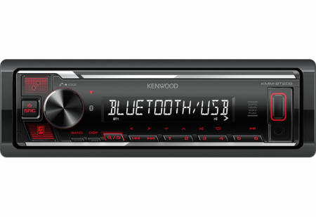 Kenwood KMM-BT209, Autoradio mit Bluetooth, USB/AUX und kurzem Gehäuse in der Gruppe Car-HiFi / Autoradio / Single-DIN bei BRL (121KMMBT209)