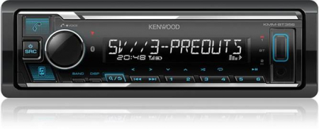 Kenwood KMM-BT358, Autoradio mit Bluetooth und 3 Paar Vorverstärkerausgängen in der Gruppe Car-HiFi / Autoradio / Single-DIN bei BRL (121KMMBT358)