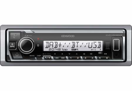 Kenwood KMR-M508DAB, Marineradio mit Bluetooth & DAB+ in der Gruppe Car-HiFi / Marine-Audio / Marine-Stereoanlage bei BRL (121KMRM508DAB)
