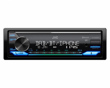 JVC KD-X482DBT Autoradio mit Bluetooth, AUX/USB und DAB+ in der Gruppe Car-HiFi / Autoradio / Single-DIN bei BRL (130KDX482DBT)