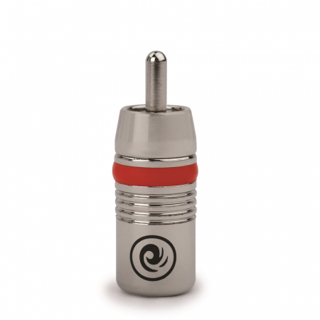 Planet Waves lötfreier RCA-Stecker mit roter Farbmarkierung, Stück in der Gruppe  bei BRL (133BCRCARED)