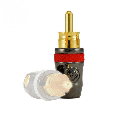 Planet Waves HD-RCA, lötfreier Cinch-Stecker, rot, Stück in der Gruppe Heim-Audio / Kabel / Steckverbinder bei BRL (133HDRCARED)