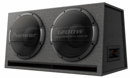 Pioneer TS-WX1220AH, aktives Bassreflex-Subwoofergehäuse 2x12 Zoll 600W RMS in der Gruppe Car-HiFi / Bass / Aktiver Subwoofer bei BRL (135TSWX1220AH)