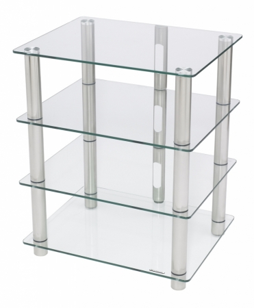 Norstone Epur 4, HiFi-Rack mit klaren Glasböden in der Gruppe Heim-Audio / Zubehör / HiFi-Racks & Medienmöbel bei BRL (143EPUR4)