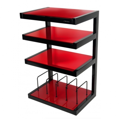 Norstone Esse Hifi Vinyl, rotes Stereo-Rack in der Gruppe Heim-Audio / Zubehör / HiFi-Racks & Medienmöbel bei BRL (143ESSEHIFIVRED)