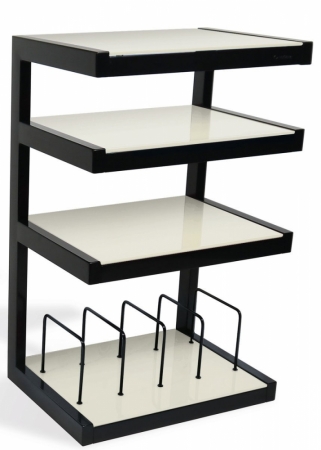 Norstone Esse Hifi Vinyl, weißes Stereo-Rack in der Gruppe Heim-Audio / Zubehör / HiFi-Racks & Medienmöbel bei BRL (143ESSEHIFIVWH)