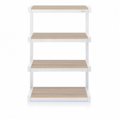 Norstone Esse Hifi, HiFi-Rack weiß/Eiche in der Gruppe Heim-Audio / Zubehör / HiFi-Racks & Medienmöbel bei BRL (143ESSEHIFIWOK)