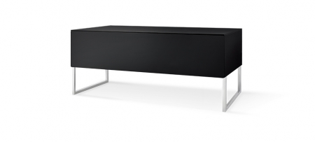 Norstone Khalm 140, TV-/Media-Rack in Klavierlackschwarz in der Gruppe Heim-Audio / Zubehör / HiFi-Racks & Medienmöbel bei BRL (143KHALM140BK)