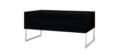 Norstone Khalm, TV-/Media-Rack in Klavierlackschwarz in der Gruppe Heim-Audio / Zubehör / HiFi-Racks & Medienmöbel bei BRL (143KHALMBK)