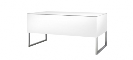 Norstone Khalm, TV-/Media-Rack in Klavierweiß in der Gruppe Heim-Audio / Zubehör / HiFi-Racks & Medienmöbel bei BRL (143KHALMWH)