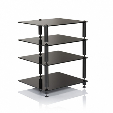Norstone Bergen 2 mattschwarz, HiFi-Rack in der Gruppe Heim-Audio / Zubehör / HiFi-Racks & Medienmöbel bei BRL (143NORBER2S)