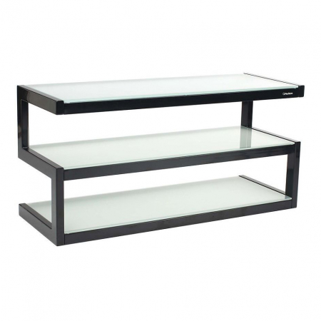 Norstone Esse AV Media-Rack, Satin-Schwarz / Satiniert in der Gruppe Heim-Audio / Zubehör / HiFi-Racks & Medienmöbel bei BRL (143NORESSBSFD)