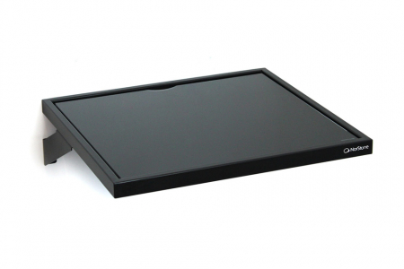 Norstone Esse WS Wandregal für Plattenspieler, schwarz/schwarzes Glas in der Gruppe Heim-Audio / Zubehör / HiFi-Racks & Medienmöbel bei BRL (143NORESSWSBKBK)