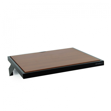 Norstone Esse WS Wandregal für Plattenspieler, schwarz/Nussbaum in der Gruppe Heim-Audio / Zubehör / HiFi-Racks & Medienmöbel bei BRL (143NORESSWSBKWN)