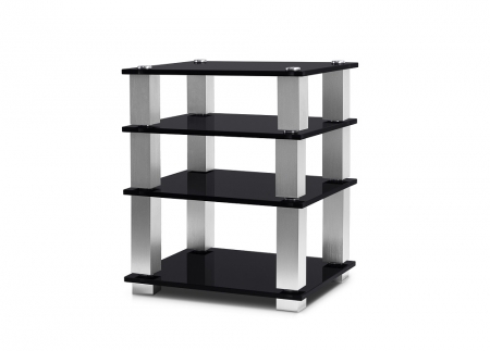 Norstone Square HiFi, Rack mit vier Ebenen in der Gruppe Heim-Audio / Zubehör / HiFi-Racks & Medienmöbel bei BRL (143SQUAREHIFI)