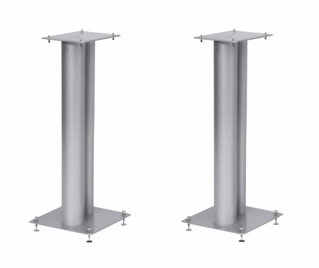 Norstone Stylum 2, Lautsprecherständer mattes Silber, 60 cm hoch in der Gruppe Heim-Audio / Zubehör / Lautsprecherzubehör bei BRL (143STYLUM2SI)