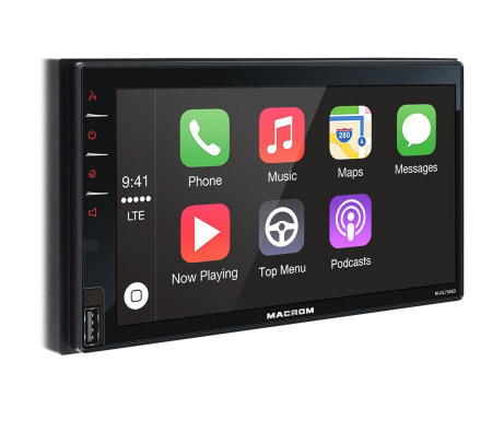Macrom M-DL7000D25 Autoradio mit CarPlay, Android Auto, DAB+ und Bluetooth in der Gruppe Car-HiFi / Autoradio / Doppel-DIN bei BRL (175DL7000D25)