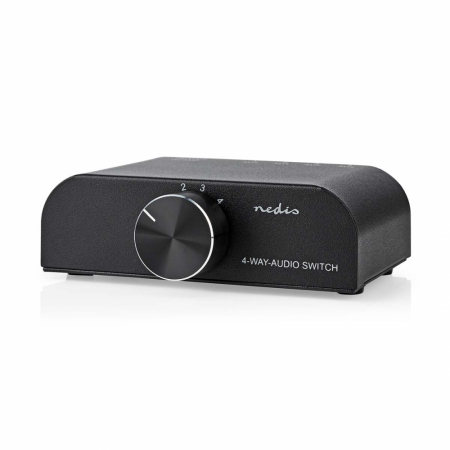 Nedis A-Switch 2424AT, 4-fach Low-Level-Umschalter für Stereoquellen in der Gruppe Heim-Audio / Zubehör / Komponenten bei BRL (176ASWI2424AT)