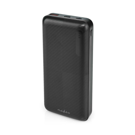 Nedis Powerbank, 20 000 mAh in der Gruppe Heim-Audio / Zubehör / Powerbanks bei BRL (176BKPD20000BK)