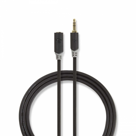 Nedis 3,5mm AUX-Kabel, Stecker auf Buchse in der Gruppe Car-HiFi / Smartphone im Auto / Smartphone-Zubehör bei BRL (176CABW22050ATVAR)