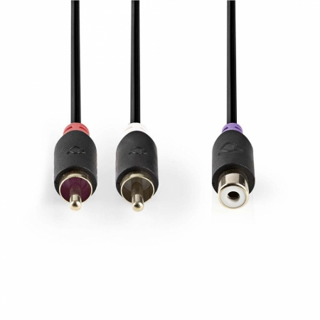 Nedis Y-Splitter 2x RCA-Stecker auf 1x RCA-Buchse, 0,2 m in der Gruppe Heim-Audio / Kabel / Subwooferkabel bei BRL (176CABW24020AT02)