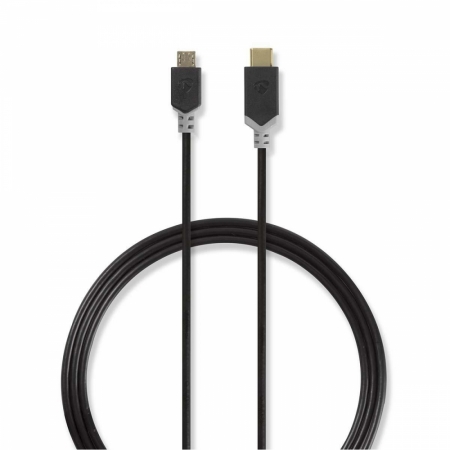 Nedis USB 2.0 USB-C-Stecker auf Micro-USB-Stecker, 1 m in der Gruppe Car-HiFi / Smartphone im Auto / Smartphone-Zubehör bei BRL (176CCBW60750AT10)