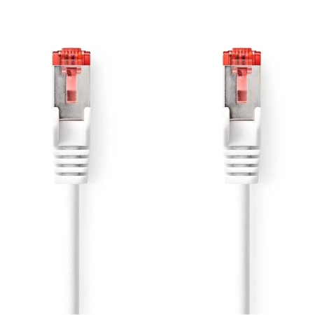 Nedis CAT6 S/FTP-Netzwerkkabel, weiß in der Gruppe Neuheiten bei BRL (176CCGL85221WTr)