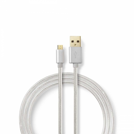 Nedis USB 2.0-Kabel A-Stecker auf Micro-B-Stecker in der Gruppe Car-HiFi / Smartphone im Auto / Smartphone-Zubehör bei BRL (176CCTB60500ALVAR)