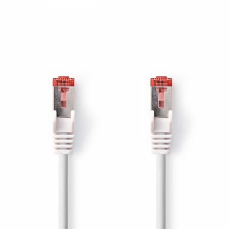 Nedis S/FTP CAT6-Netzwerkkabel, Stecker-Stecker, weiß. in der Gruppe Heim-Audio / Zubehör / Netzwerk bei BRL (176CGP85221WTVAR)