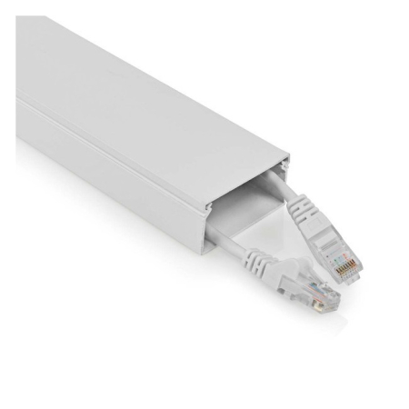 Nedis Kabelkanal Aluminium 25 mm, weiß in der Gruppe Heim-Audio / Zubehör / TV-Zubehör bei BRL (176CMDT5025WT110)