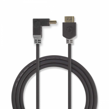 Nedis High-Speed-HDMI-Kabel mit abgewinkeltem Stecker, 2m in der Gruppe Heim-Audio / Kabel / HDMI bei BRL (176CVBW34200AT20)