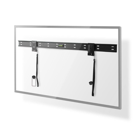 Nedis starre TV-Wandhalterung, bis 90 Zoll, max. 50 kg in der Gruppe Heim-Audio / Zubehör / TV-Zubehör bei BRL (176TVWM1076BK)