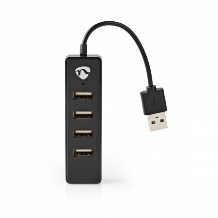 USB-Hub, 4-Port in der Gruppe Heim-Audio / Kabel / Diverse Kabel & Adapter bei BRL (176UHUBU2420BK)