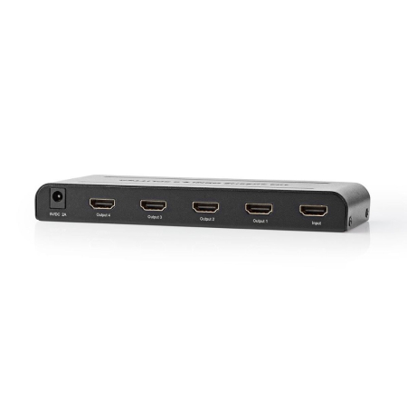 Nedis HDMI-Splitter, 4 Ausgänge, 4K/60 Hz in der Gruppe Heim-Audio / Kabel / HDMI bei BRL (176VSPL3474AT)
