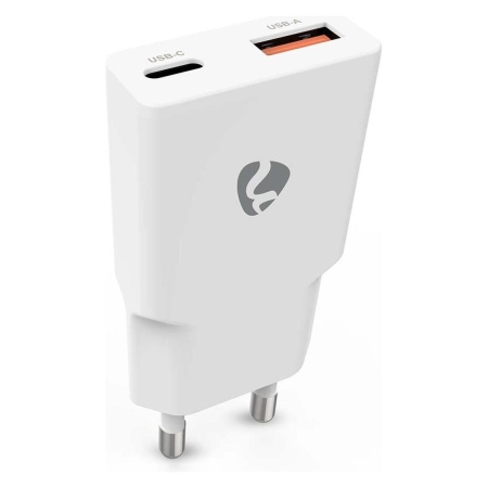 Nedis Wandladegerät 30 W 1x USB-C 1x USB-A, weiß in der Gruppe Neuheiten bei BRL (176WCHA30WT)