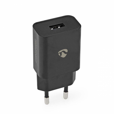Nedis USB-A-Netzteil in der Gruppe Car-HiFi / Smartphone im Auto / Smartphone-Zubehör bei BRL (176WCHAU242ABK)