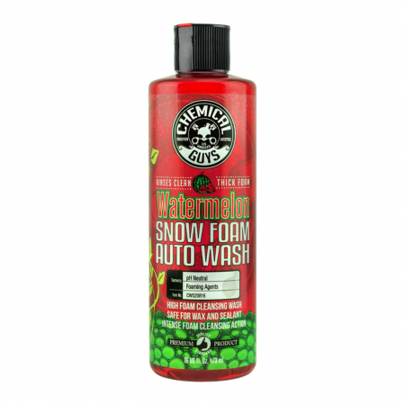 Chemical Guys Watermelon Snow Foam schäumendes Autoshampoo, 473 ml in der Gruppe Car-HiFi / Autopflege / Autoshampoo bei BRL (179CWS20816)