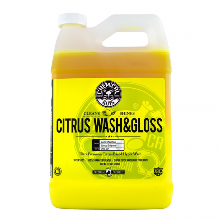 Chemical Guys Citrus Wash & Gloss Autoshampoo, 3,7 Liter in der Gruppe Car-HiFi / Autopflege / Autoshampoo bei BRL (179CWS301)